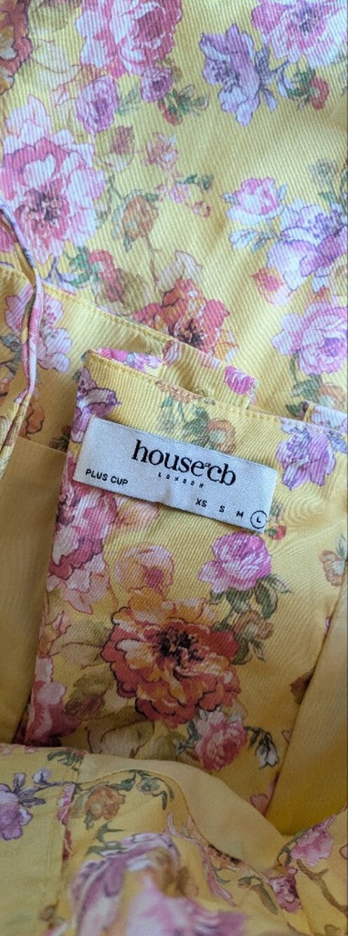 House of CB Tatiana Butter Print Midi Sundress - Picture 4 of 8